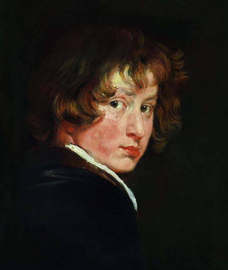 Anthonis Van Dyck, Selbstbildnis, um 1614, Öl auf Holz © Gemäldegalerie der Akademie der bildenden Künste Wien