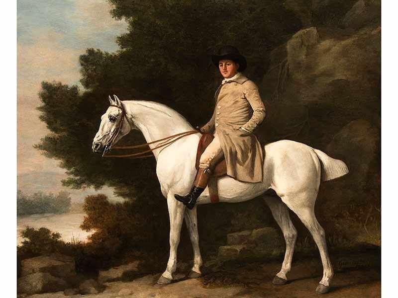 Stubbs, George 1724 - 1806 Portrait eines Herren zu Pferd Öl , Schätzpreis:	1.800.000 - 2.500.000 EUR