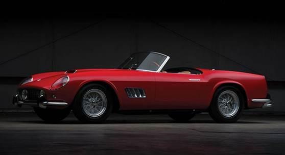 1959 Ferrari 250 GT LWB California Spider Competizione $17,990,000 New York