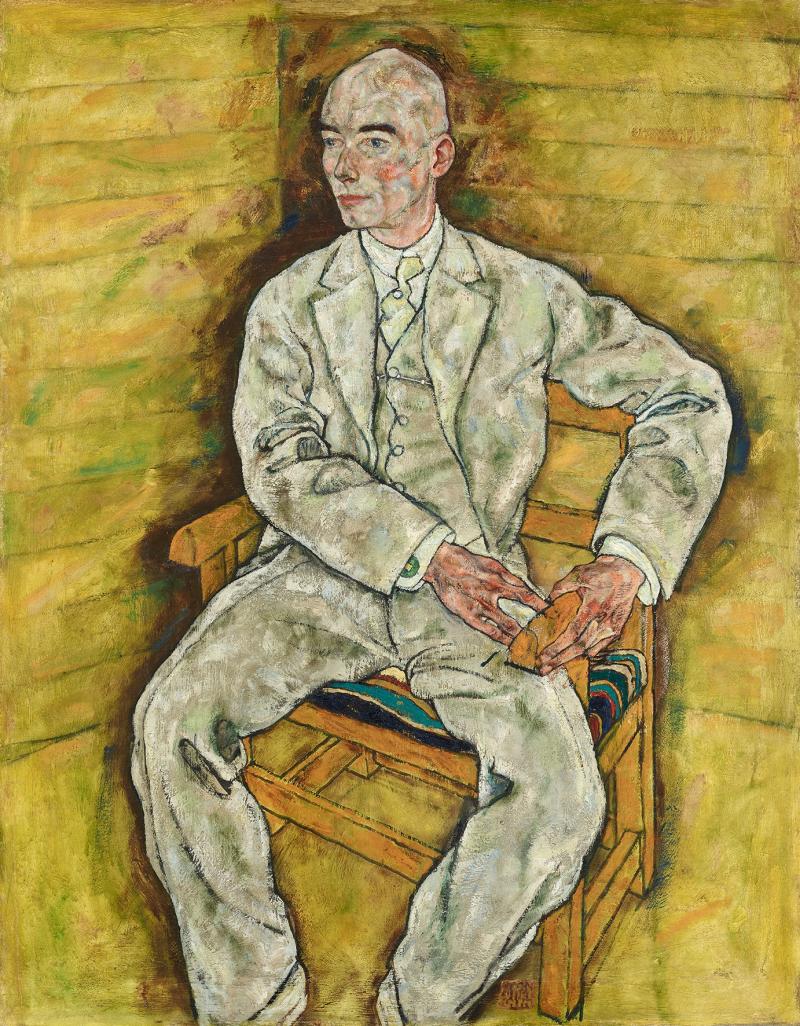 Egon Schiele, Victor Ritter von Bauer, 1918 © Belvedere Wien Öl auf Leinwand 140,6 x 109,8 cm