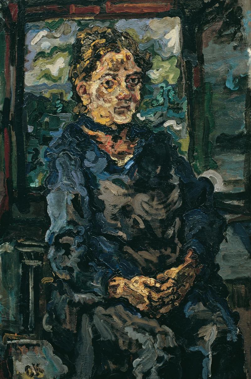 Oskar Kokoschka, Romana Kokoschka, die Mutter des Künstlers, 1917 © Belvedere Wien Öl auf Leinwand 112 x 75 cm