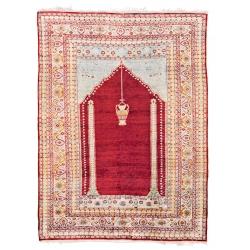 Lot: 42 Tabriz Seide Persien, Ende 19. Jhdt. 175 x 125 cm, Startpreis / Startingbid 1 800 €