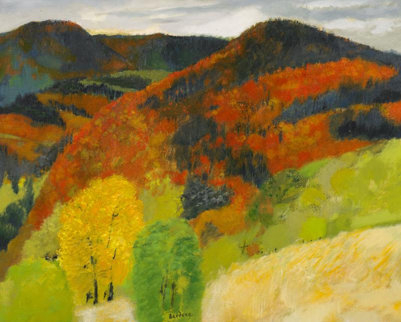 Guy Bardone (1927) 'Automne Jura' Öl auf Leinwand 63,5 x 79,5cm Schätzpreis: 1.200 – 1.500 Euro