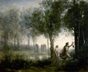 Camille Corot Orphée ramenant Eurydice des enfers, 1861 Öl auf Leinwand, 112,7 x 137,2 cm The Museum of Fine Arts, Houston, Museum purchase funded by the Agnes Cullen Arnold Endowment Fund