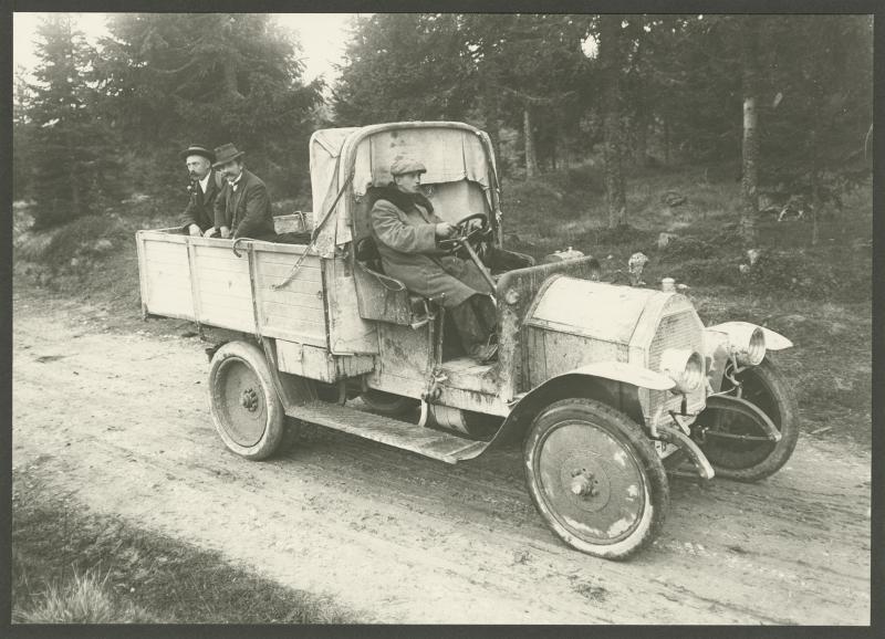 Auf dem Weg zum Alpl, Fotograf: Franz Joseph Böhm, 1910, Universalmuseum Joanneum/Multimediale Sammlungen