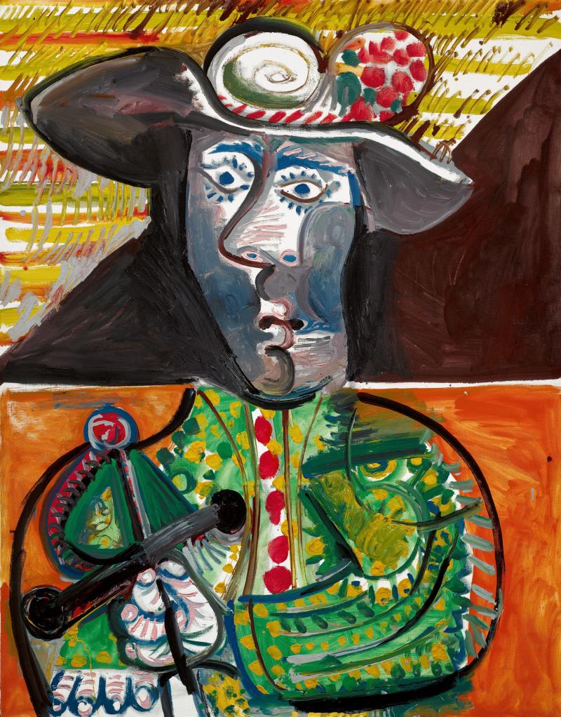 Lot 16 Pablo Picasso Le Matador oil on canvas 146 by 114.3cm. Painted on 23rd October 1970. Estimate: £14,000,000-18,000,000