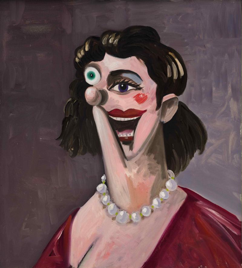 George Condo, Princess, 2008 © George Condo  Artists Rights Society (ARS), New York