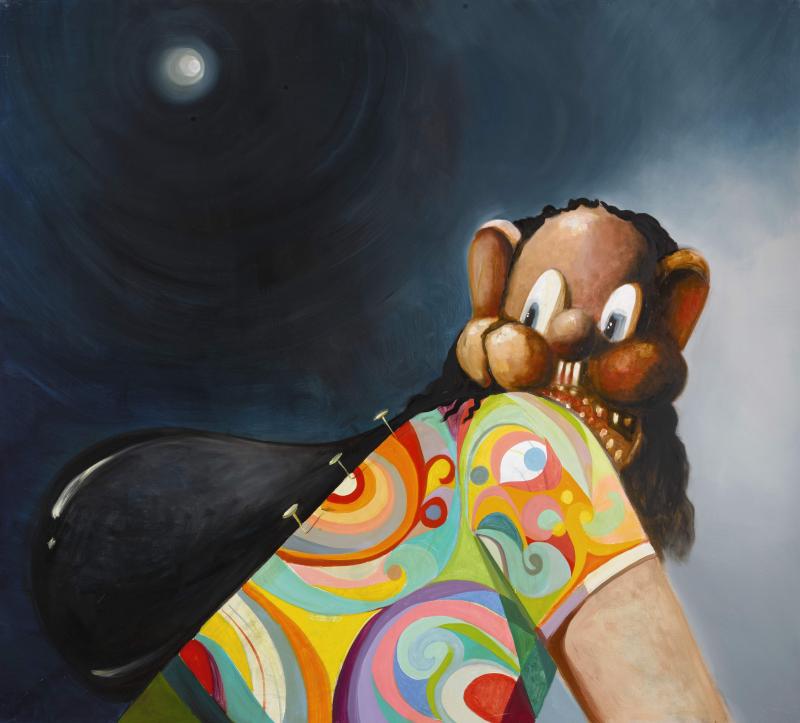 George Condo, The Escaped Hippie, 1934 © George Condo  Artists Rights Society (ARS), New York