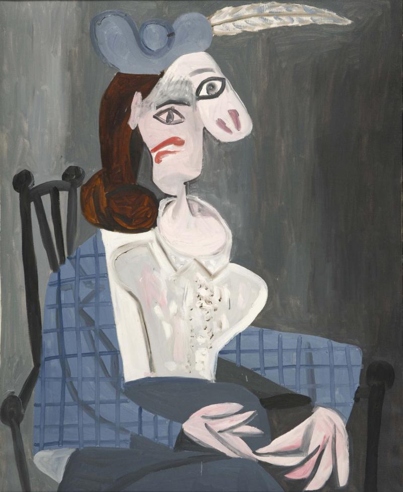 Pablo Picasso, Femme dans un Fauteuil (Dora Maar) (Woman in an Armchair (Dora Maar))© 2018 Estate of Pablo Picasso  Artists Rights Society (ARS), New York