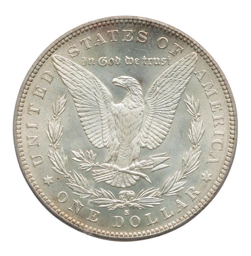 1884-S, PCGS MS 67 CAC Estimate $300/500,000 Courtesy Sotheby’s