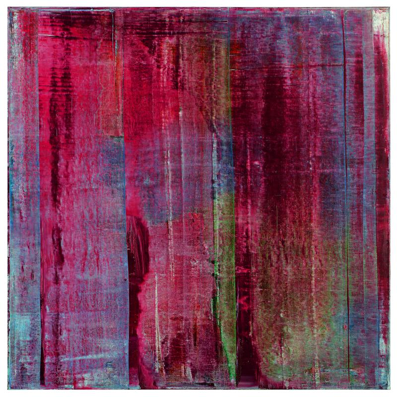 Gerhard Richter Karmin signed, dated 1994 and numbered 810-1 on the reverse oil on canvas 200 by 200 cm.