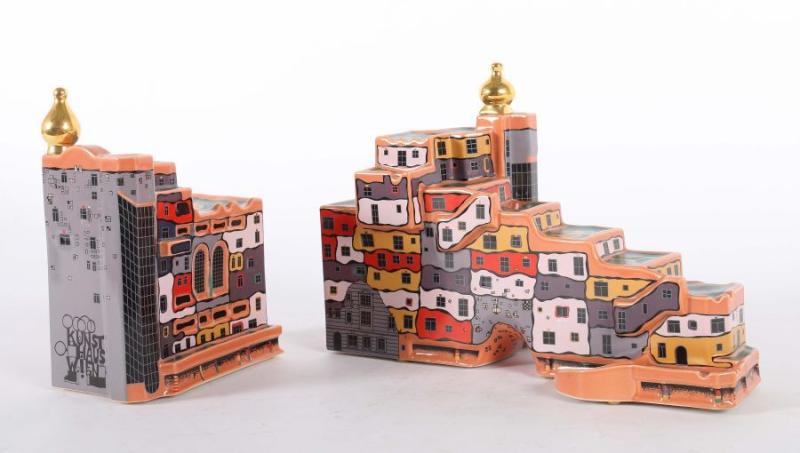 Hundertwasser, Friedensreich Wien 1928 - 2000 Pazifischer Ozean, an Bord d. Queen Elizabeth II.. Mindestpreis:	450 EUR