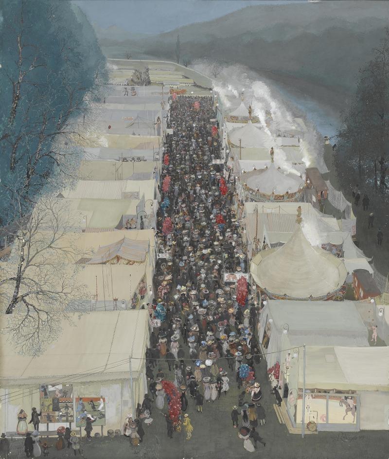 Reinhold Nägele, Cannstatter Volksfest, 1909, © VG Bild-Kunst, Bonn 2018