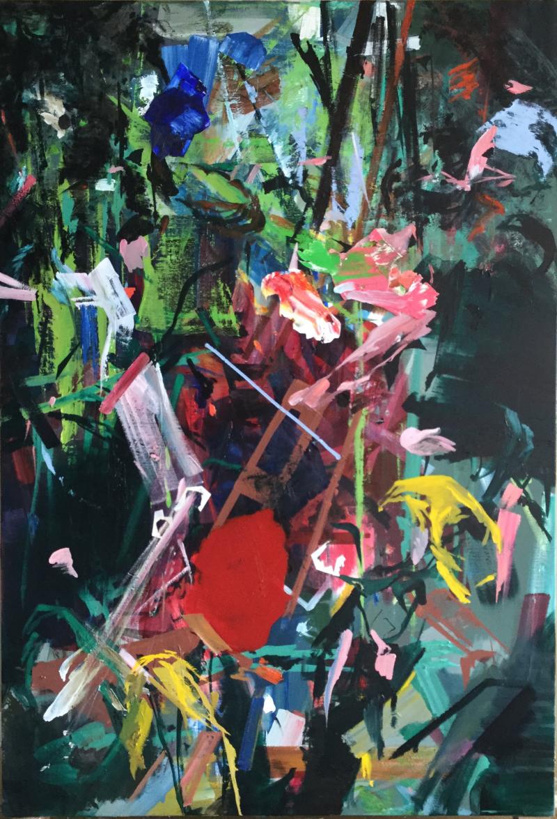 Virginie Bailly Interpuncties P43, 160x110cm, 2018