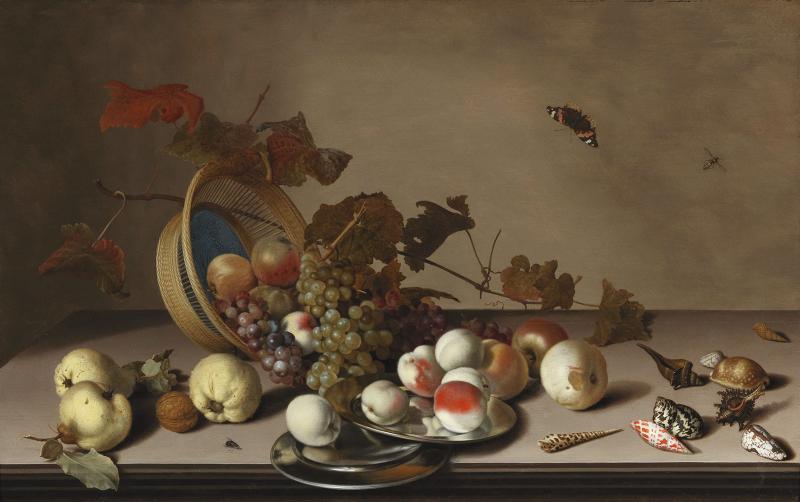 Balthasar van der Ast (1593/904 - 1657), Stillleben, Öl auf Holz, 64 x 102,3 cm, Schätzwert € 300.000 - 500.000 Auktion 25. April 2018