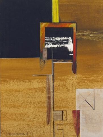 Hubert Fischlhammer, ILLIZI  2007  Mischtechnik auf Papier, 38 x 28 cm, Nr. 704