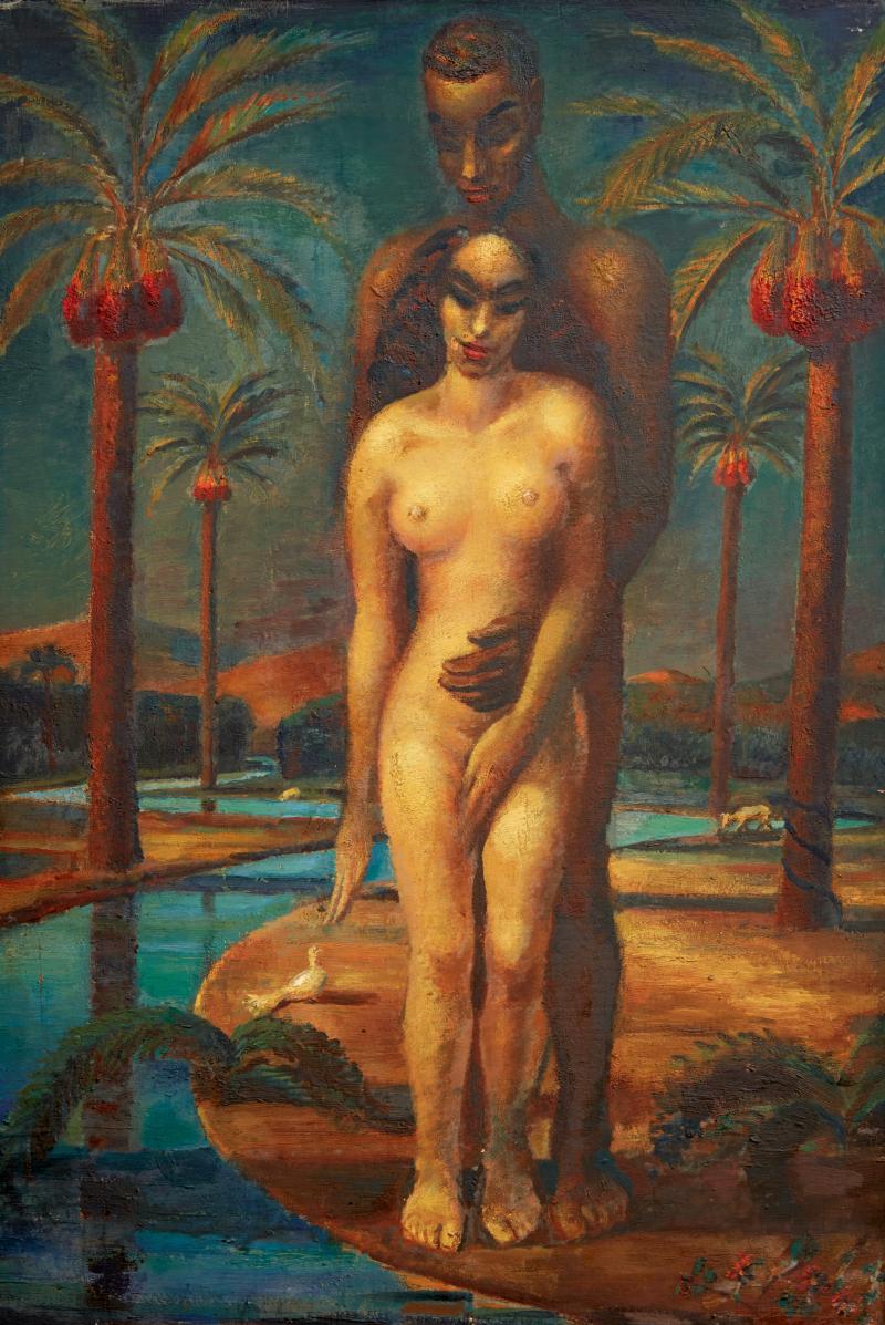 Mahmoud Saïd, Adam & Eve, 1937 (est. £300,000-500,000)