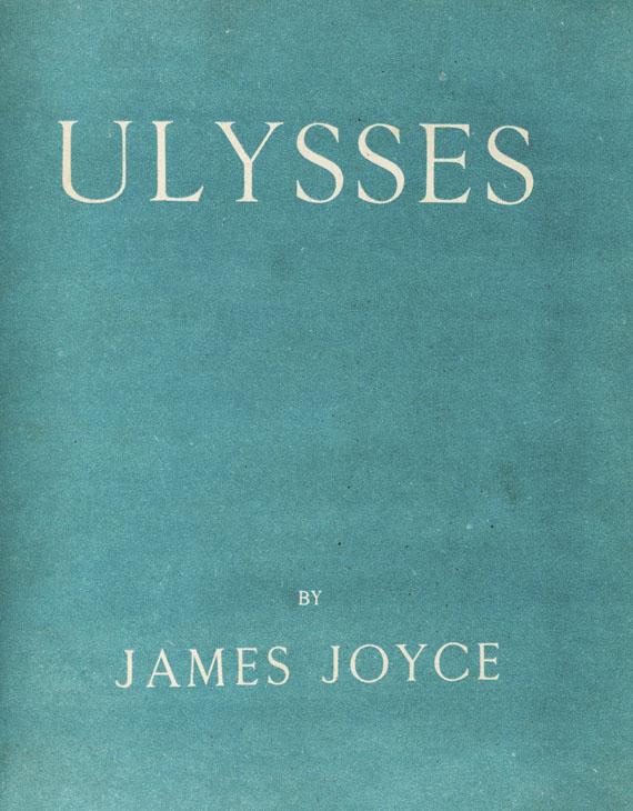 411701220 JAMES JOYCE Ulysses, 1922. Schätzpreis: € 5.000