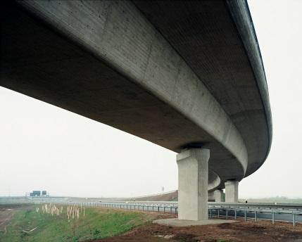 A9-A38, Autobahnkreuz Rippachtal (1), 2010 © Hans-Christian Schink