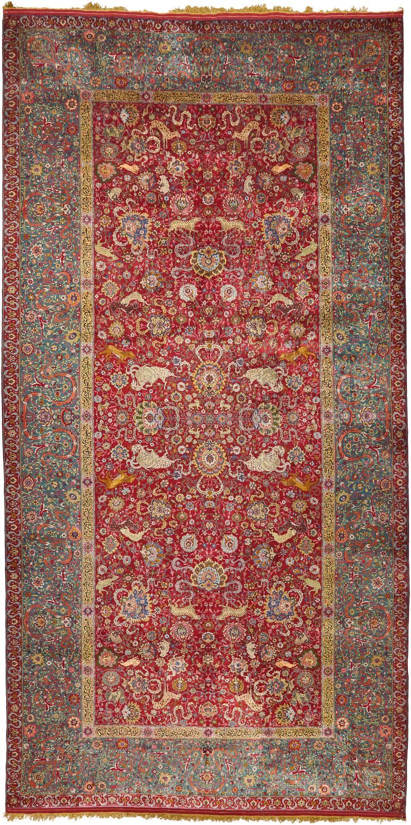 'Emperor' silk carpet, Kum Kapi, Istanbul, Turkey (est. £200,000 — 300,000)