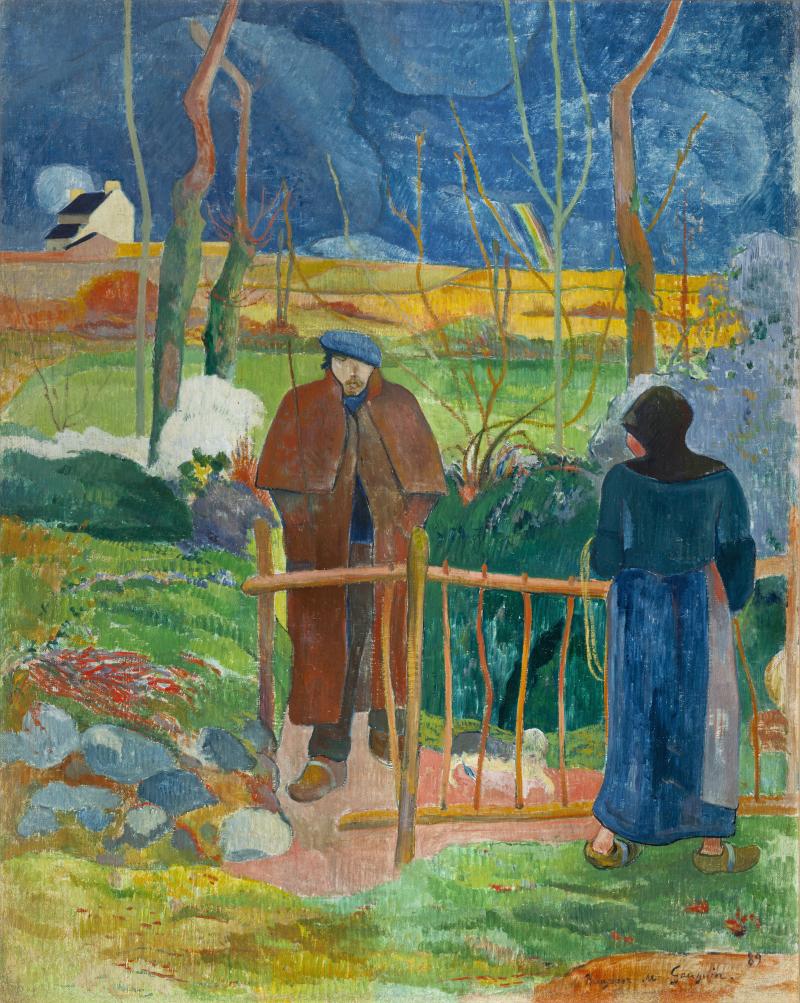 Paul Gauguin Bonjour Monsieur Gauguin, 1889Öl auf Leinwand, 92,5 x 74 cmNationalgalerie Prag© Nationalgalerie Prag