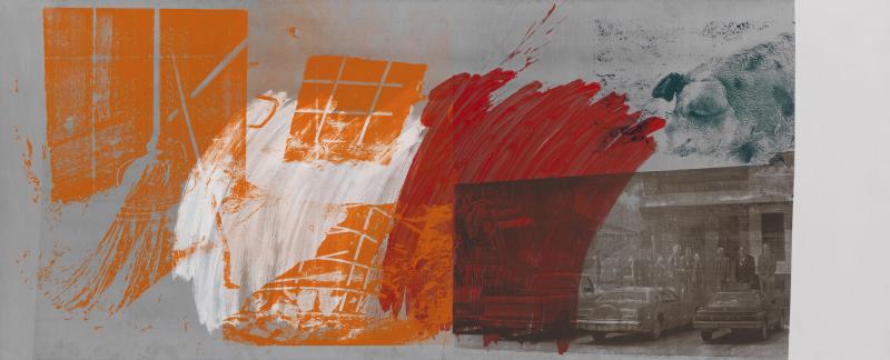 118000628 ROBERT RAUSCHENBERG County Sweep (Galvanic Suite), 1989. Mischtechnik Schätzpreis: € 250.000 - 350.000