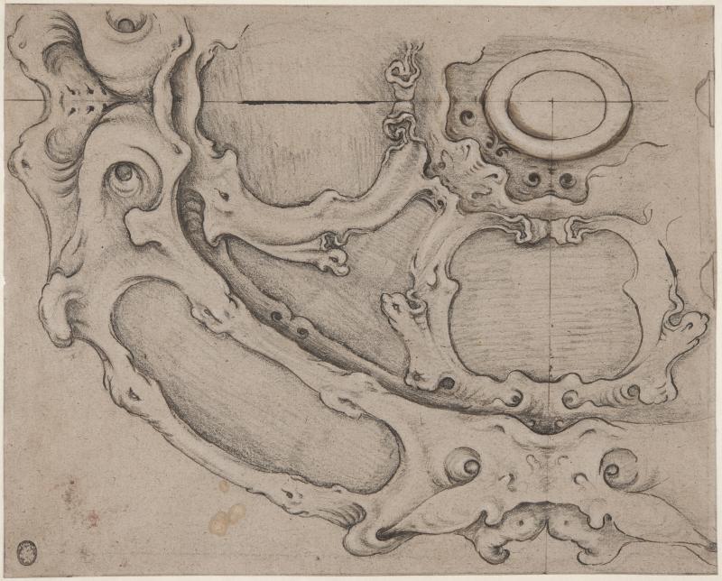 Design for a basin, Attributed to Adam van Vianen, c. 1610–1627. Stockholm, Nationalmuseum