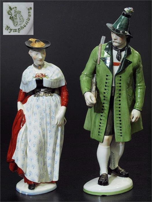 Trachtenfiguren "Miesbacherin" und "Tiroler ... Limit 300 EUR