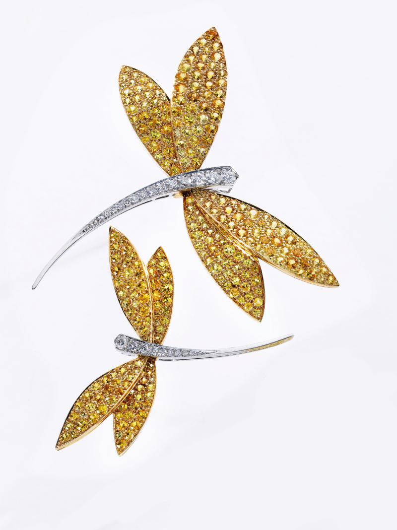 Lot 826 - Van Cleef & Arpels - Delightful brooches designes as dragonflies - Fine Jewels Geneva 14 June 18