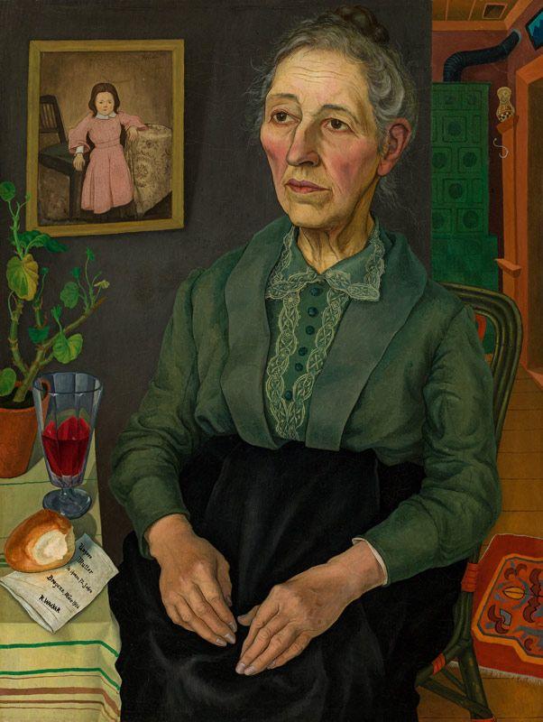 Rudolf Wacker  Bildnis meiner Mutter (in ihrem 72. Lebensjahr), 1926 Öl auf Leinwand, 77 x 58 cm  Schätzpreis:	200.000 - 400.000 EUR