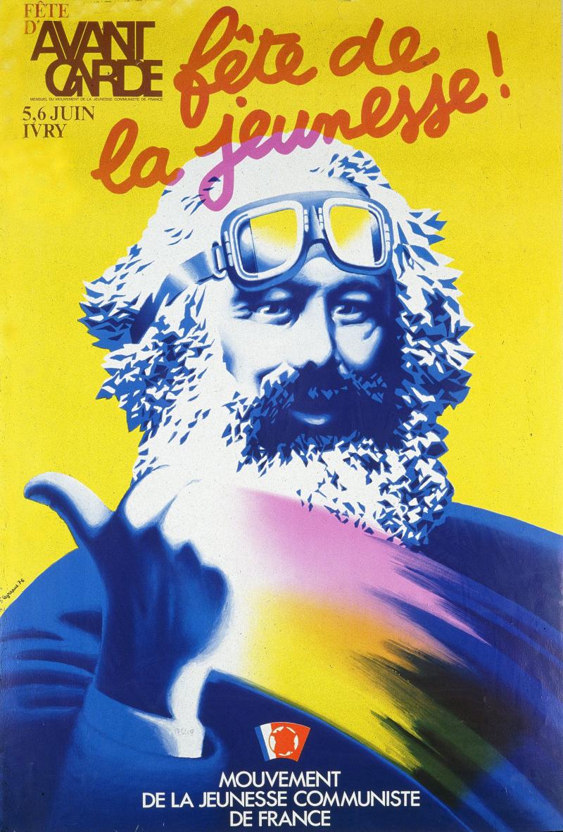 Grapus Plakat „Fête de la jeunesse“ 1976 Fonds Grapus / Archives de la Ville d’Aubervilliers © VG Bild-Kunst, Bonn 2018