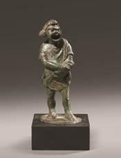 Roman bronze statuette of a comic actor, first century AD, sold by Forge & Lynch