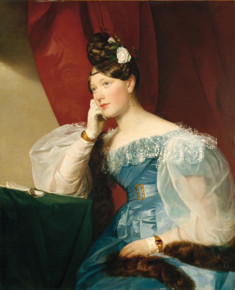 Friedrich Amerling, "Julie Gräfin Woyna", 1832, Oil on canvas, Neue Galerie Graz, Universalmuseum Joanneum, Photo: Universalmuseum Joanneum/N. Lackner