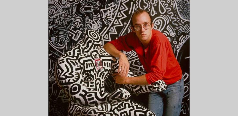 Keith Haring, 1986 © Wolfgang Wesener