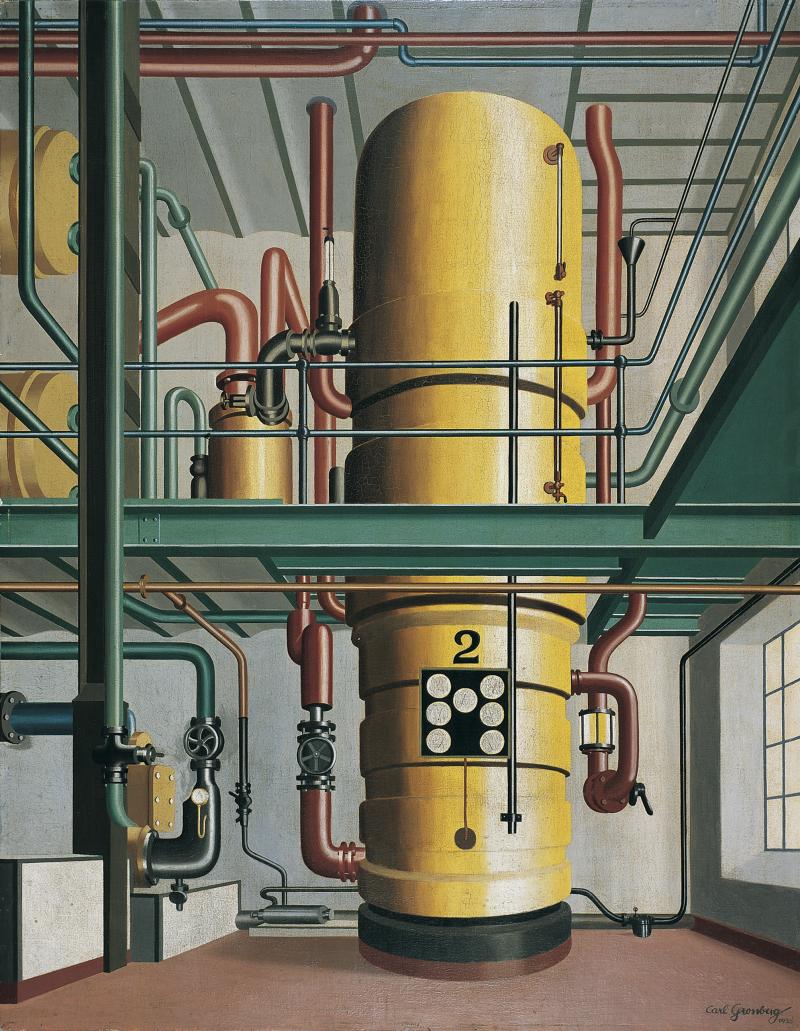 Carl Grossberg (1894-1940): Der gelbe Kessel, 1933, Von der Heydt-Museum Wuppertal ￼