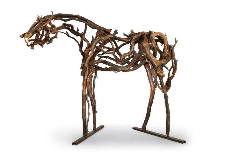 eborah Butterfield Madrone (Cody) cast bronze 88½ x 96 x 62 in.; 224.8 x 243.8 x 157.5 cm. Executed in 2000, this work is unique. Estimate $220/280,000