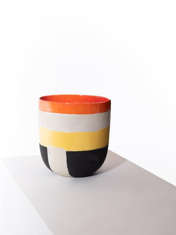 Ettore Sottsass, seltene Keramik, 1959, Biskuitporzellan und polychrome Glasur, Schätzpreis: 35 000 - 45 000 €