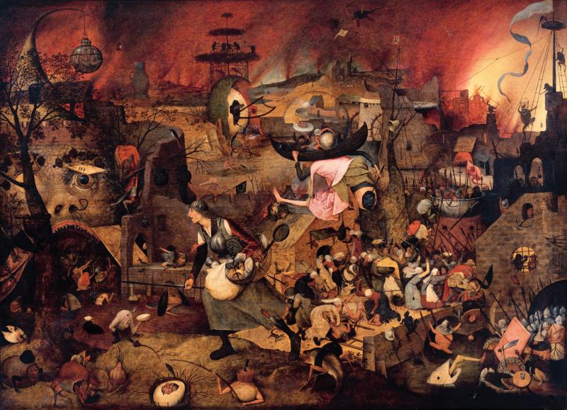 Pieter Bruegel d. Ä. (um 1525/30 vermutlich in Breugel oder Antwerpen - 1569 Brüssel) Dulle Griet 1562 (?), 117,4 x 162 cm Museum Mayer van den Bergh, Antwerpen, Belgien © Museum Mayer van den Bergh