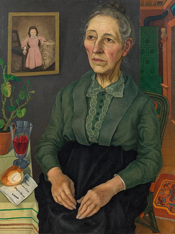 Rudolf Wacker (1893 – 1939) Bildnis meiner Mutter (in ihrem 72. Lebensjahr), 1926 Öl auf Leinwand; 77 x 58 cm Ergebnis: 365.400 Euro