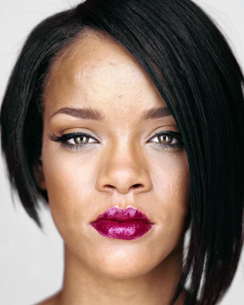 Rihanna, 2007, aus der Serie »Close Up« © Martin Schoeller