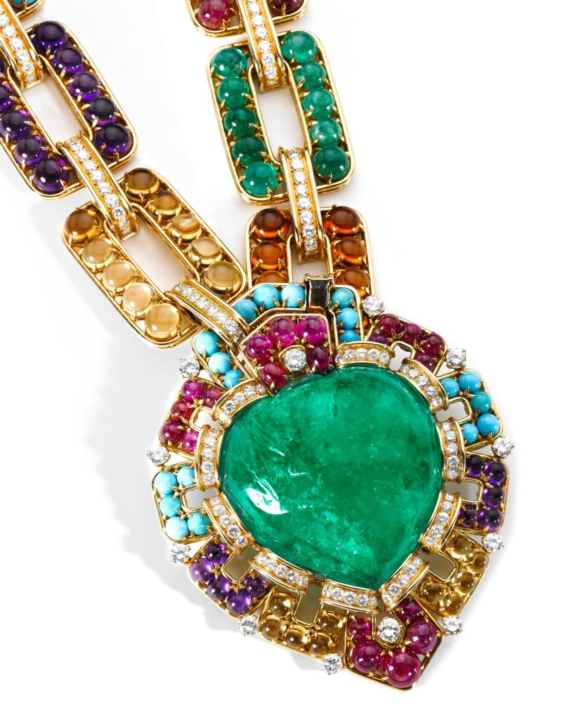 Gem set and diamond sautoir, Bulgari, circa 1970 - Sotheby's Magnificent Jewels & Noble Jewels - Geneva 15 November 2018