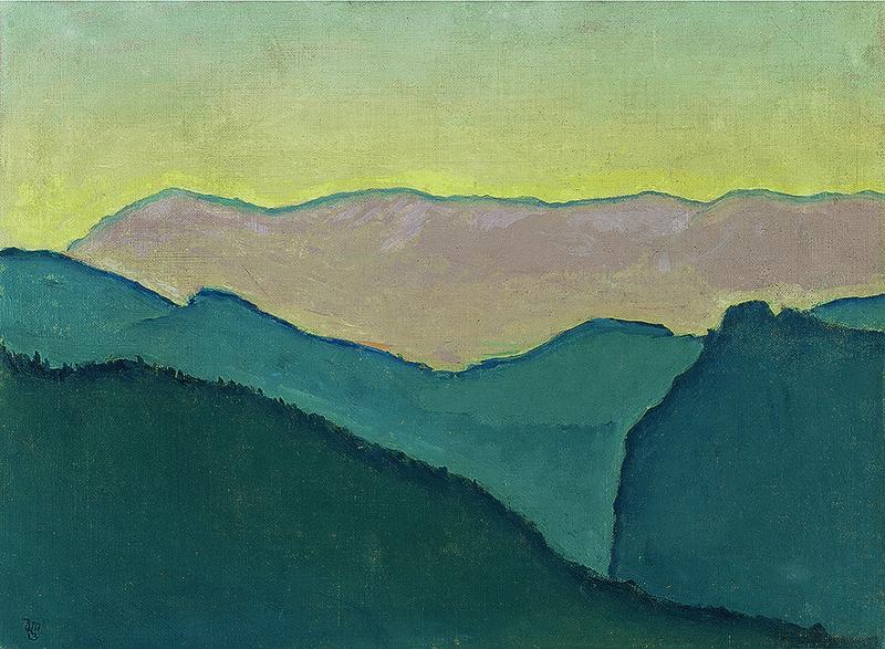 KOLOMAN MOSER | Bergketten | 1913 © Leopold Museum, Wien