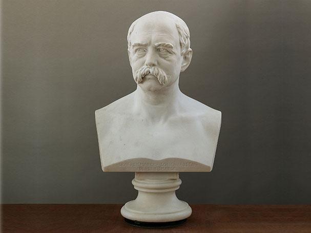 Elisabet Ney, Büste Otto von Bismarck, 1867 © Foto: Andres Kilger, Staatliche Museen zu Berlin, Nationalgalerie