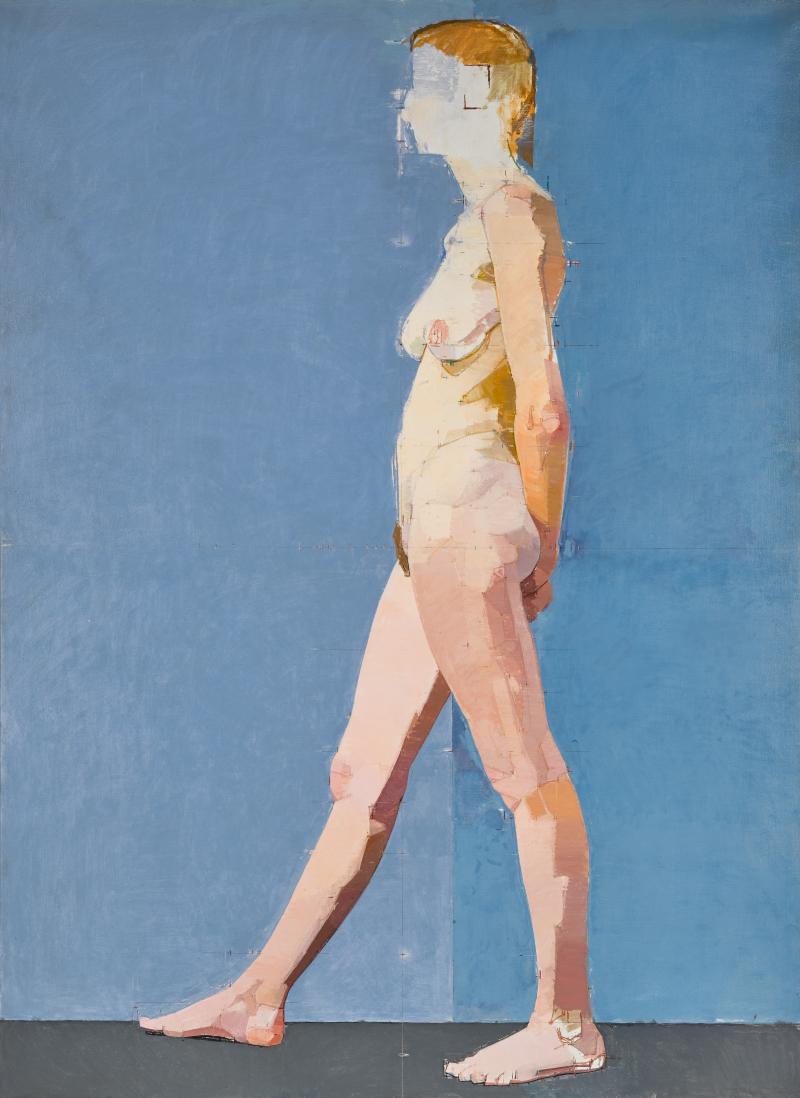 Euan Uglow, Striding Figure, 1975, oil on canvas (est. £200,000-300,000)