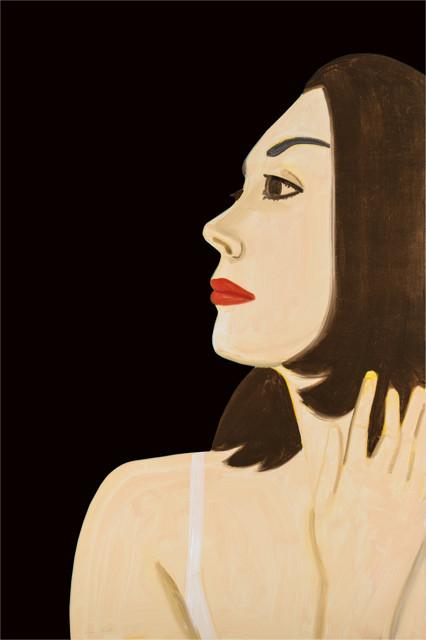 Alex Katz, Laura 1, 2017, Archivalische Pigmenttinte auf Papier, 116,8 x 77,5 cm, Ed. von 100 © Alex Katz, Photo: Studio Alex Katz