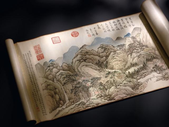 Ten Auspicious Landscapes of Taishan by Qian Weicheng Large