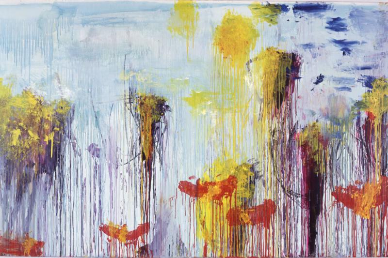 Cy Twombly, Lepanto VII, 2001 Udo und Anette Brandhorst Sammlung Foto: Haydar Koyupinar, Bayerische Staatsgemäldesammlungen, München © Cy Twombly Foundation