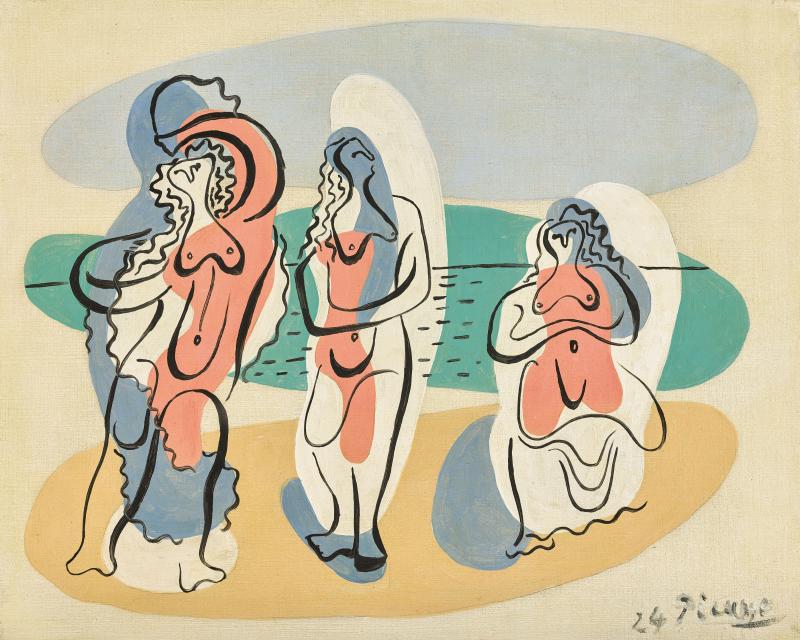 Lot 23 Pablo Picasso, Trois Baigneuses, oil on canvas, 1924 (est. £800,000-1,200,000)