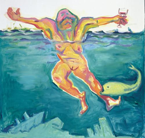 Maria Lassnig  Die Lebensqualität, 2001 © Maria Lassnig Stiftung