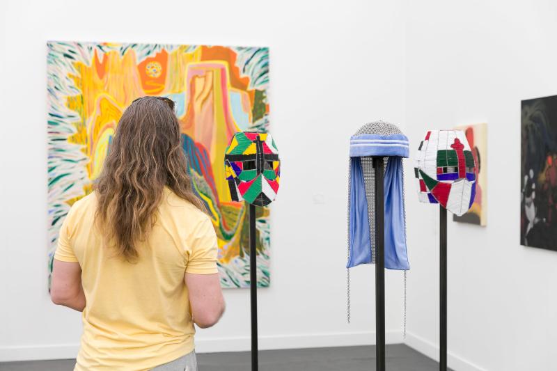 Rachel Uffner Gallery, Focus, Frieze New York 2018  Photo by Mark Blower. Courtesy of Mark Blower/Frieze.